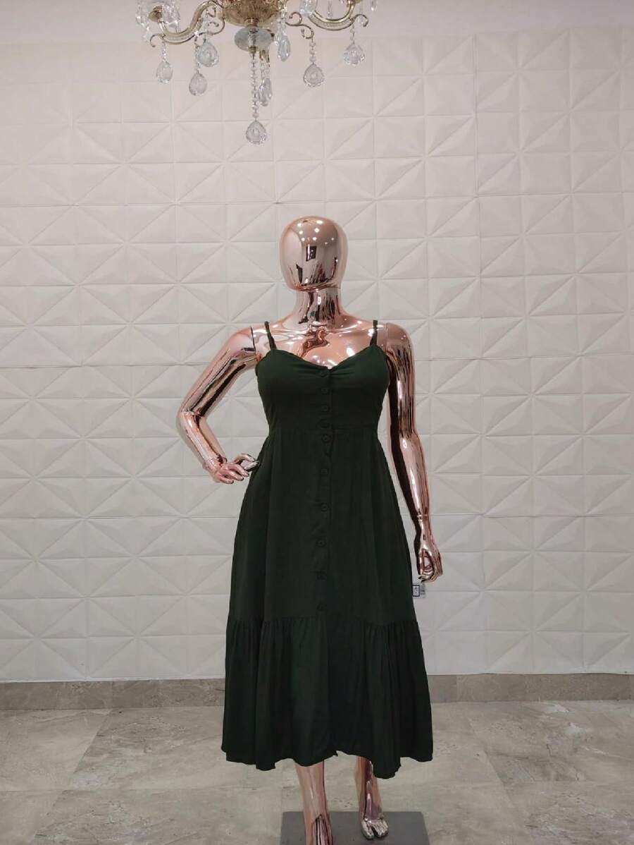 Vestido Midi Ayla – Moderno e Sofisticado