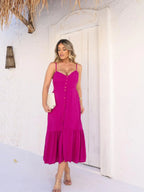 Vestido Midi Ayla – Moderno e Sofisticado