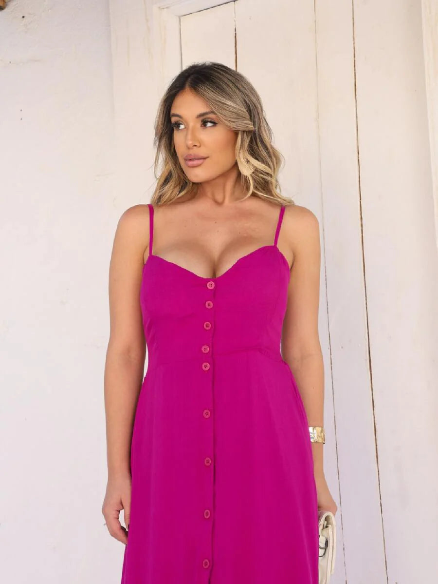Vestido Midi Ayla – Moderno e Sofisticado