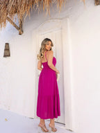 Vestido Midi Ayla – Moderno e Sofisticado