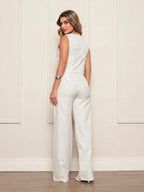 Conjunto Alfaiataria Feminino Moderno com Colete