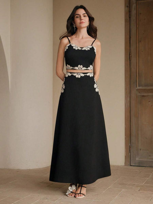 Conjunto Bordado Noir