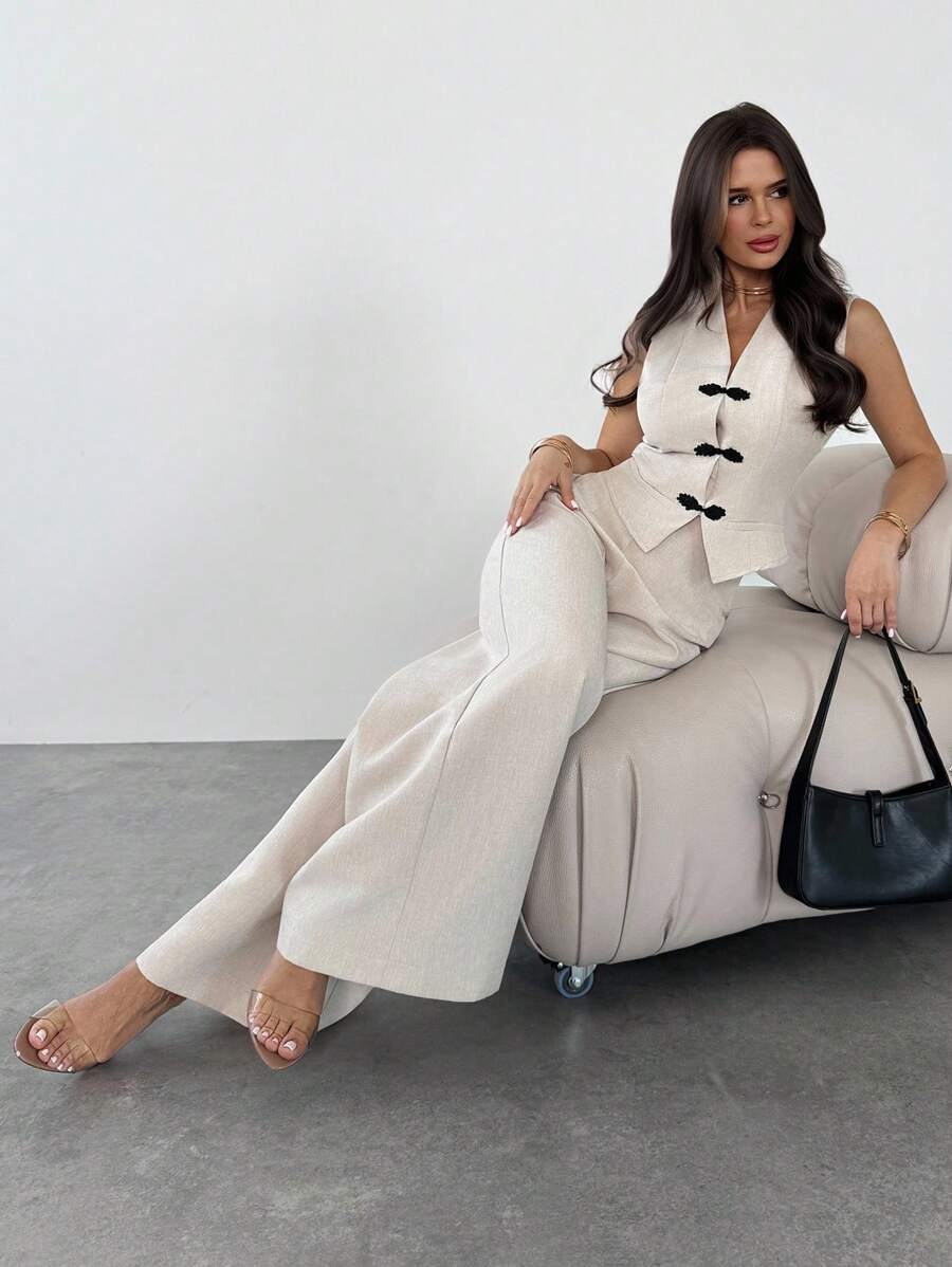 Conjunto 2 Peças Feminino Casual Elegante