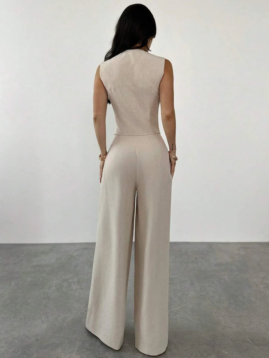 Conjunto 2 Peças Feminino Casual Elegante