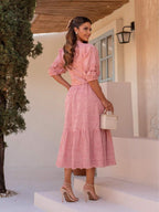 Conjunto 2 Peças com Blusa Cropped e Saia de Babados