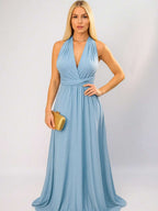 Vestido Longo Elegante Sem Mangas