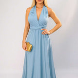 Vestido Longo Elegante Sem Mangas