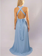 Vestido Longo Elegante Sem Mangas