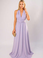 Vestido Longo Elegante Sem Mangas