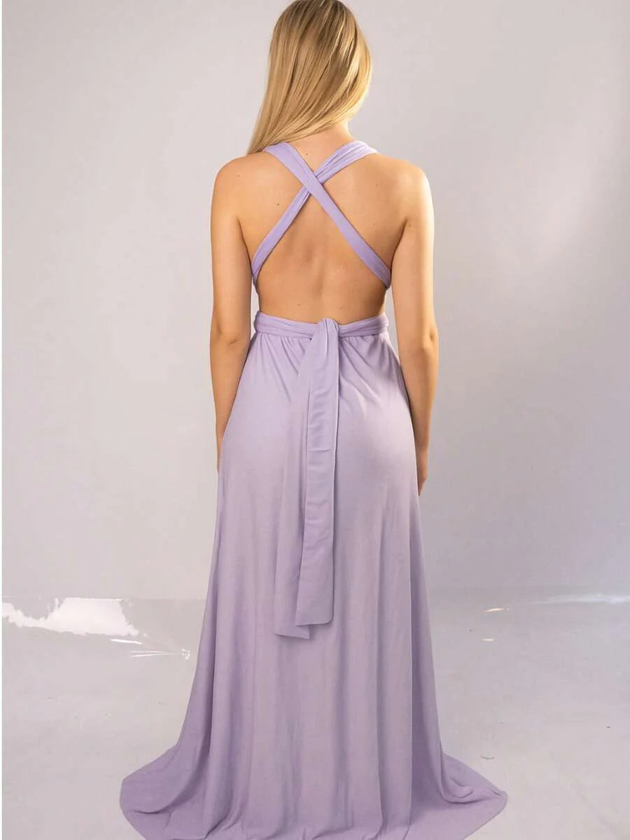 Vestido Longo Elegante Sem Mangas