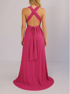 Vestido Longo Elegante Sem Mangas