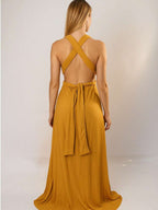 Vestido Longo Elegante Sem Mangas