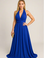 Vestido Longo Elegante Sem Mangas