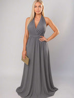 Vestido Longo Elegante Sem Mangas