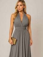 Vestido Longo Elegante Sem Mangas